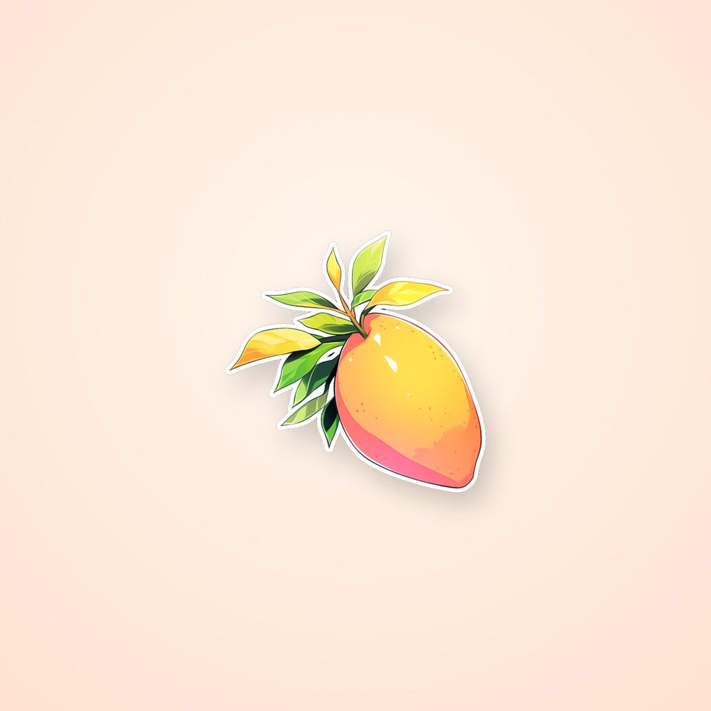 Orange Mango Aesthetic Sticker