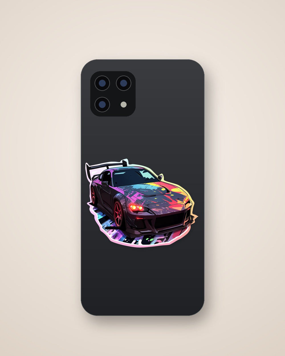 Street Racing Car Bright Sticker