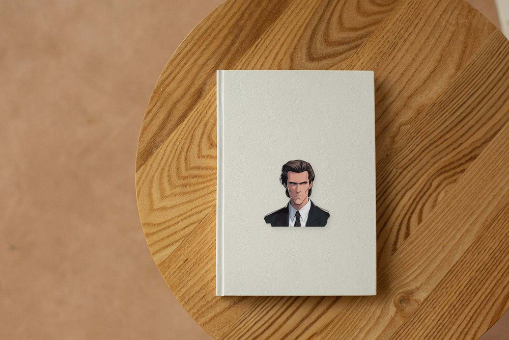 Patrick Bateman Heterochromatic Eyes Sticker