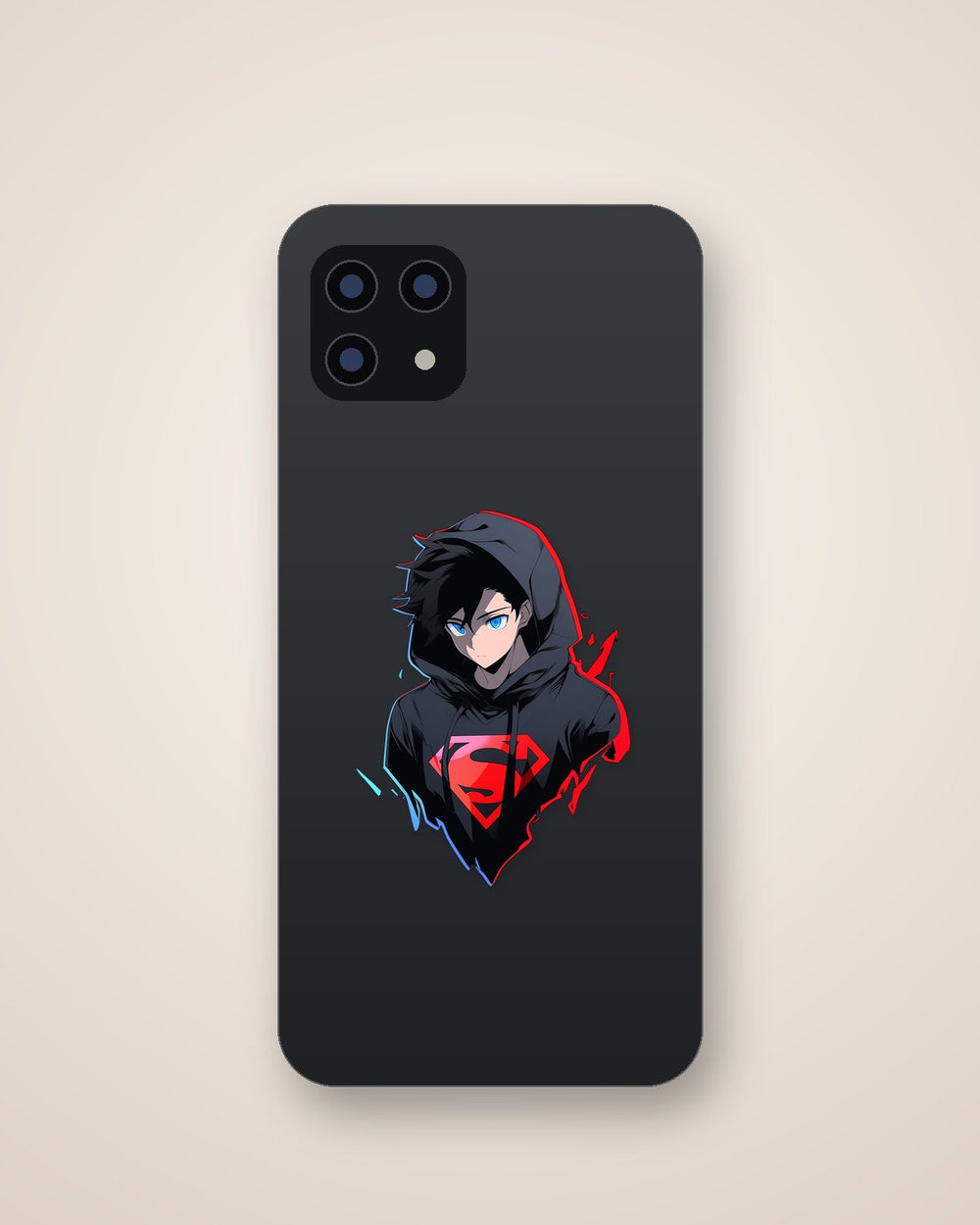 Anime Superman in a Hoodie Sticker