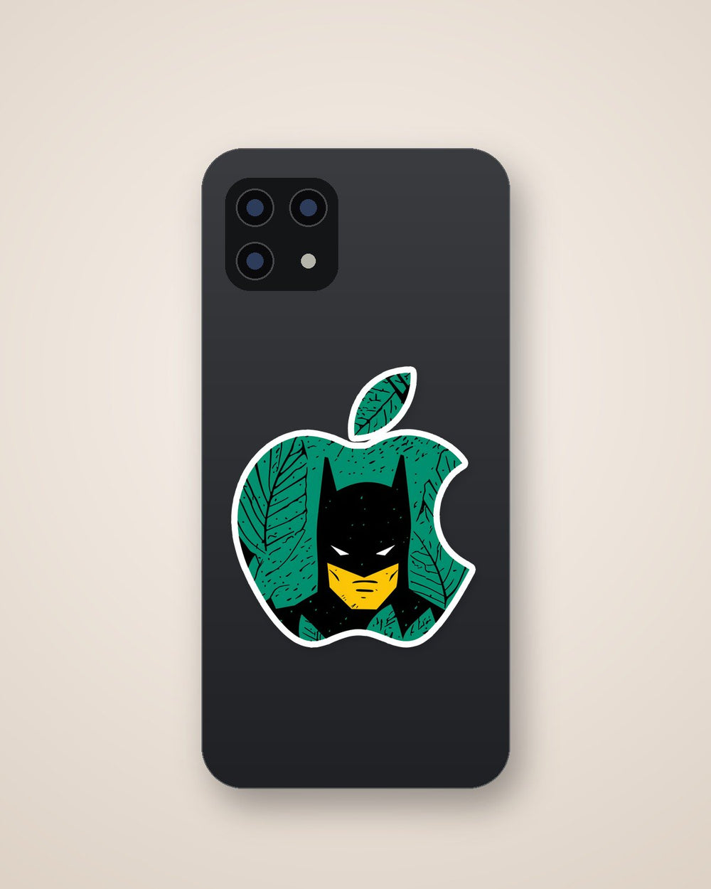 Vintage Apple Batman Sticker