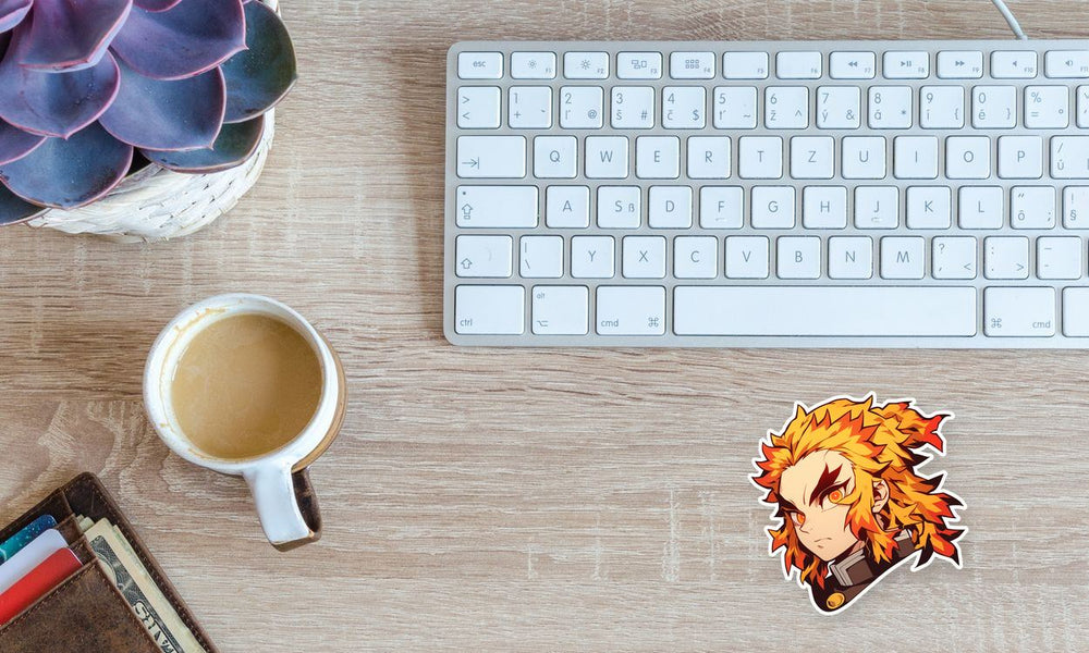 Rengoku Kyojuro Demon Slayer Anime Clipart Sticker