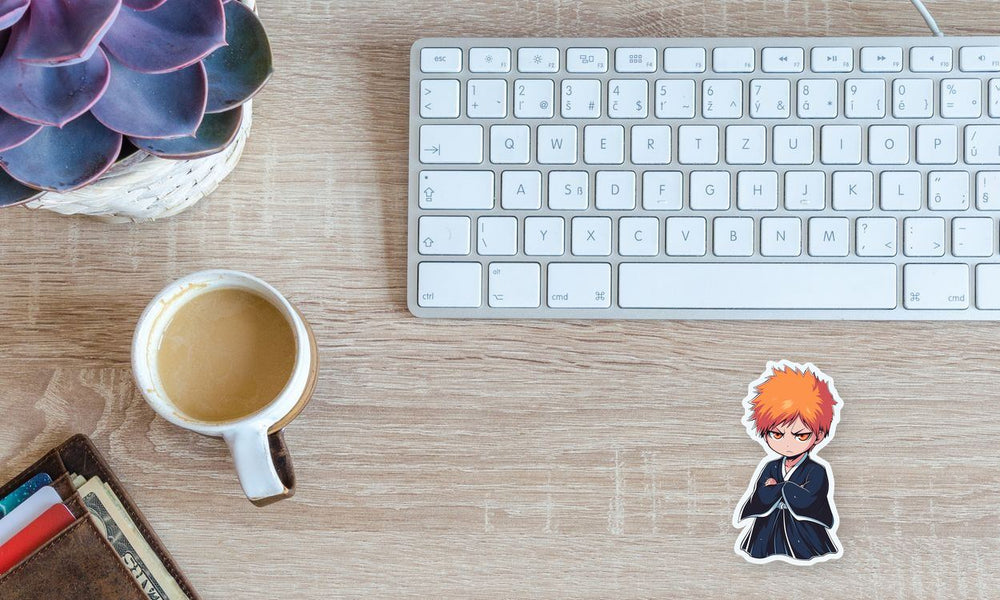 Bleach Cute Disgruntled Ichigo Sticker