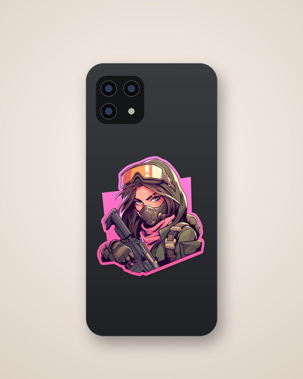 Fortnite Female Soldier Sticker