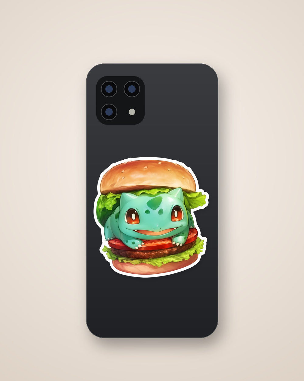 Bulbasaur Burger Cute Food Sticker
