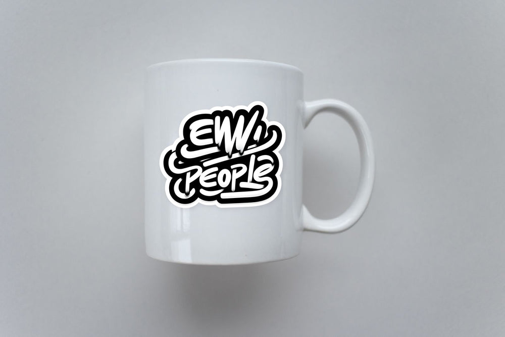Eww People Graffiti Text Sticker