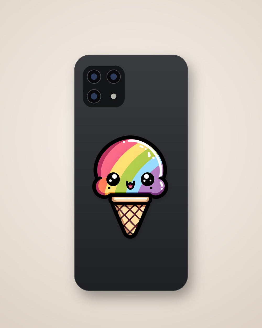 Cute Rainbow Ice Pop Sticker
