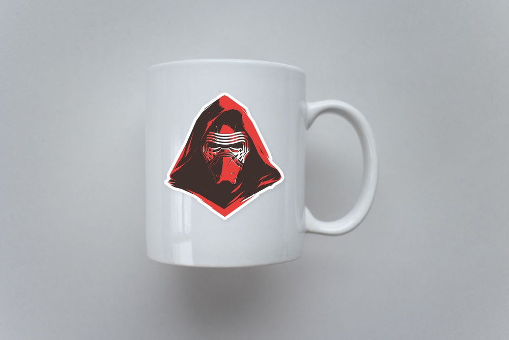 Kylo Ren Hooded Mask Sticker