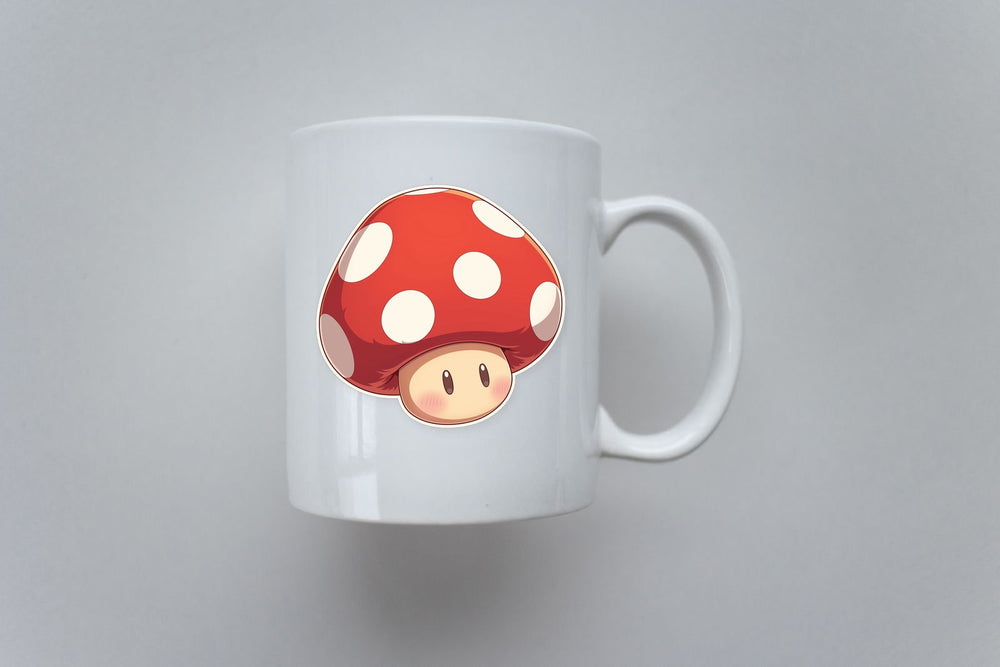 Super Mario Mushroom Sticker