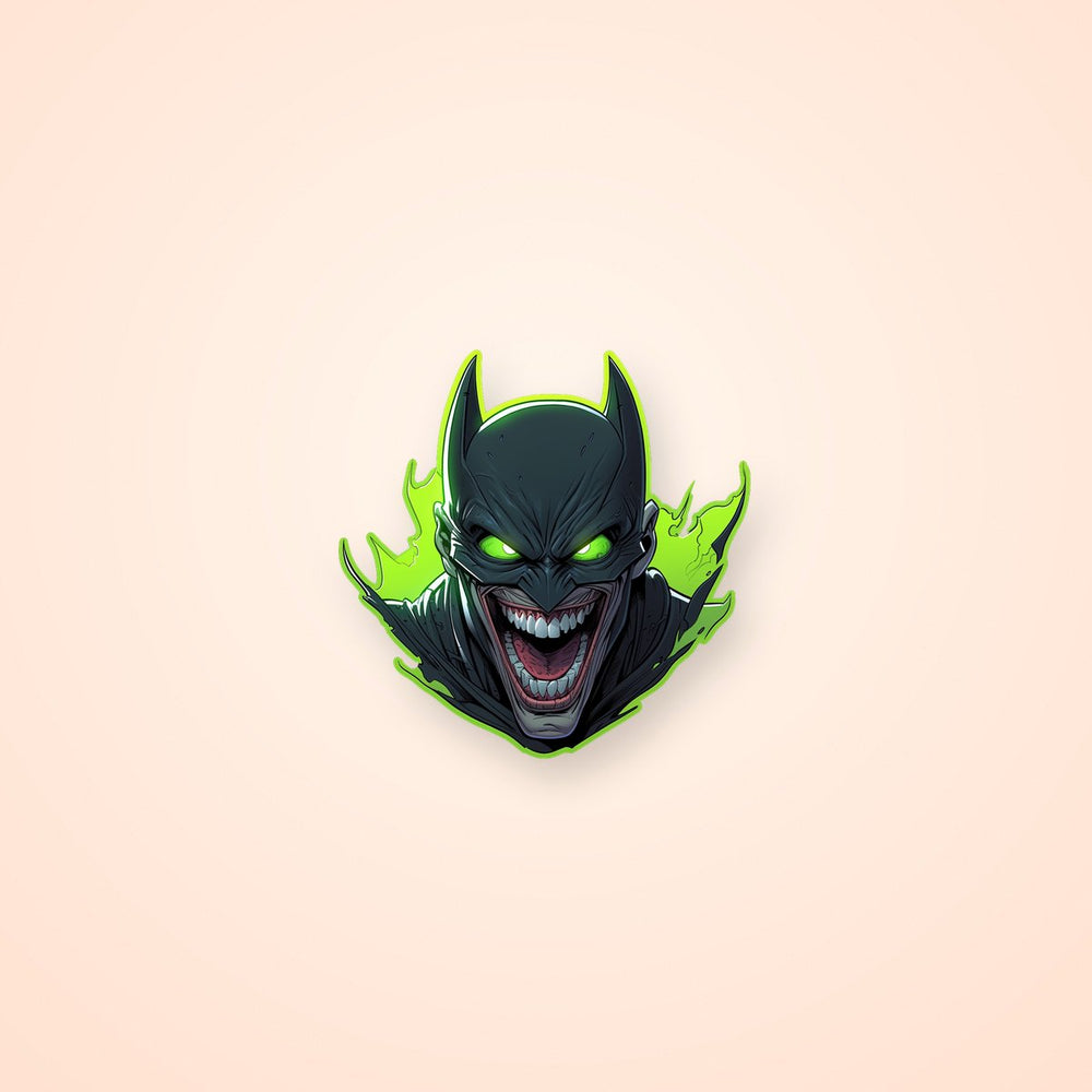 Joker in Batman Costume Sticker