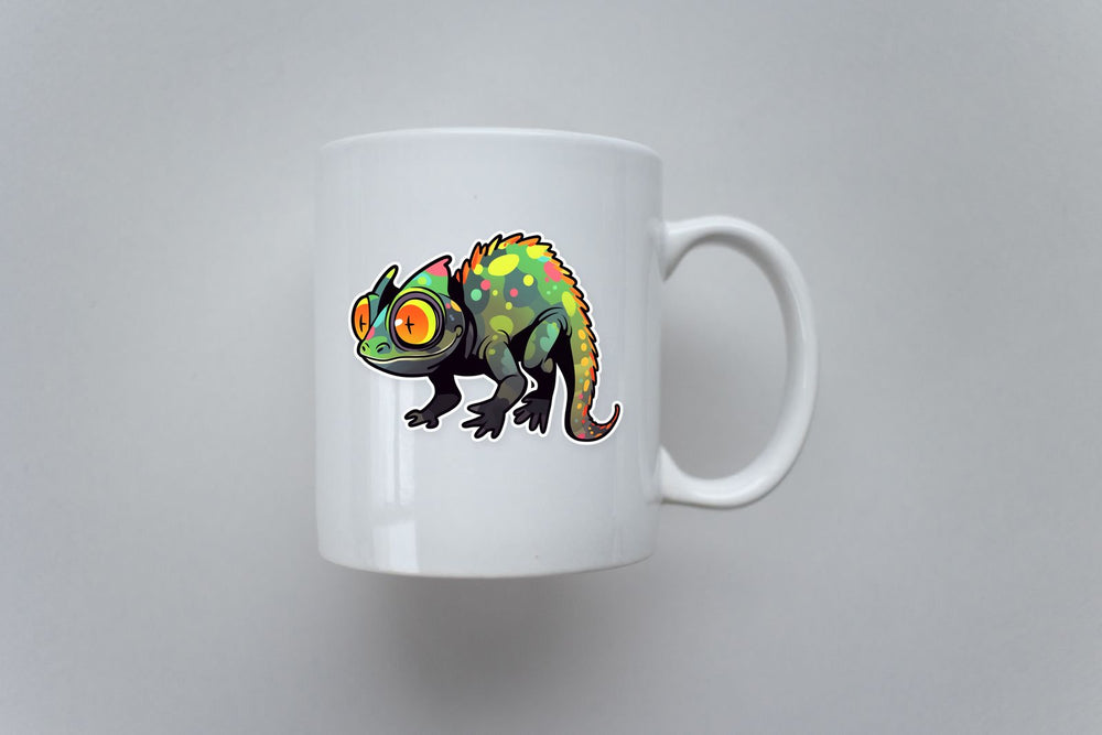 Funny Art Lizard Sticker