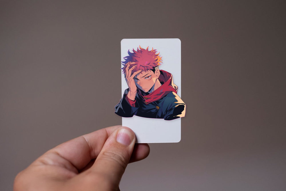 Yuji Itadori Jujutsu Kaisen Sticker PNG Download