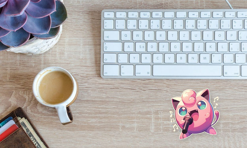 Jigglypuff Singing Pokemon Sticker