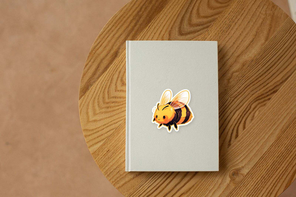 Cute Fat Bee Sticker