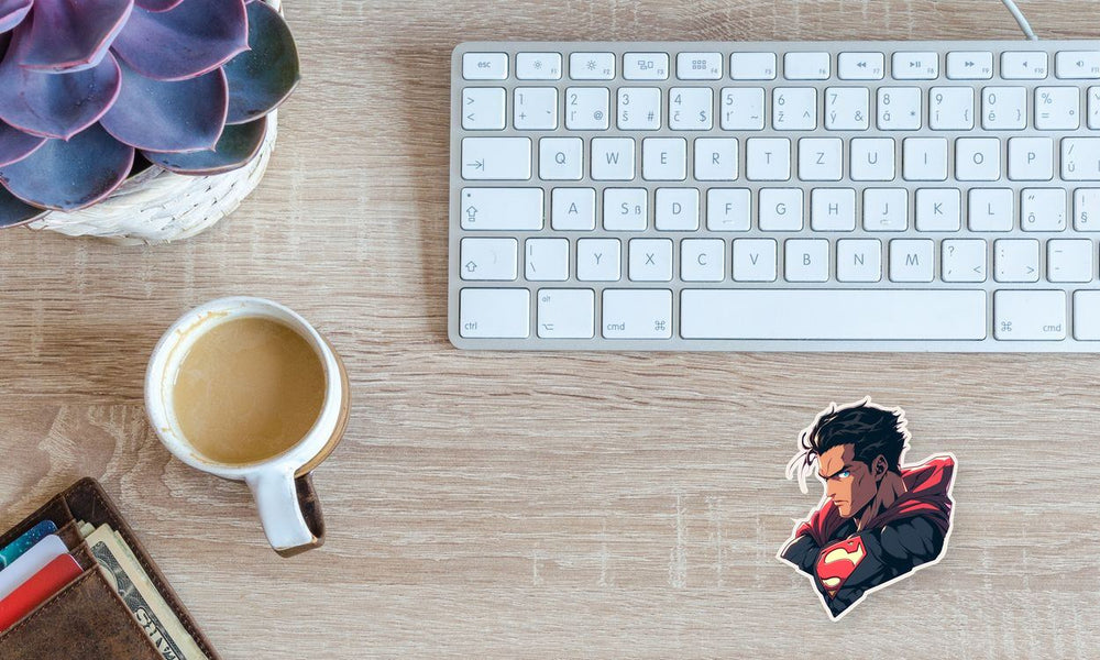 Anime Superman Sticker