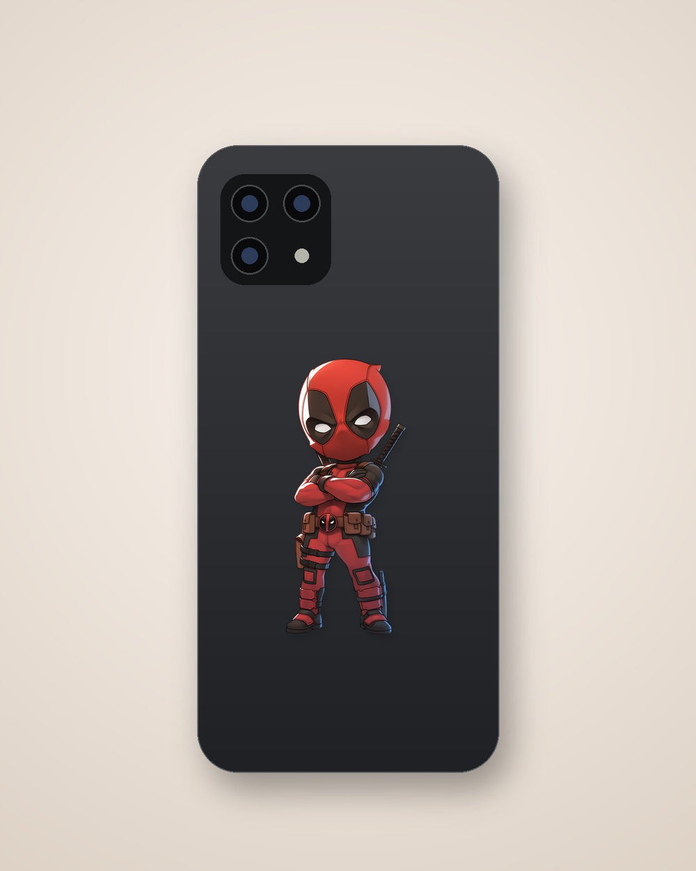 Deadpool Arms Crossed Chibi Sticker