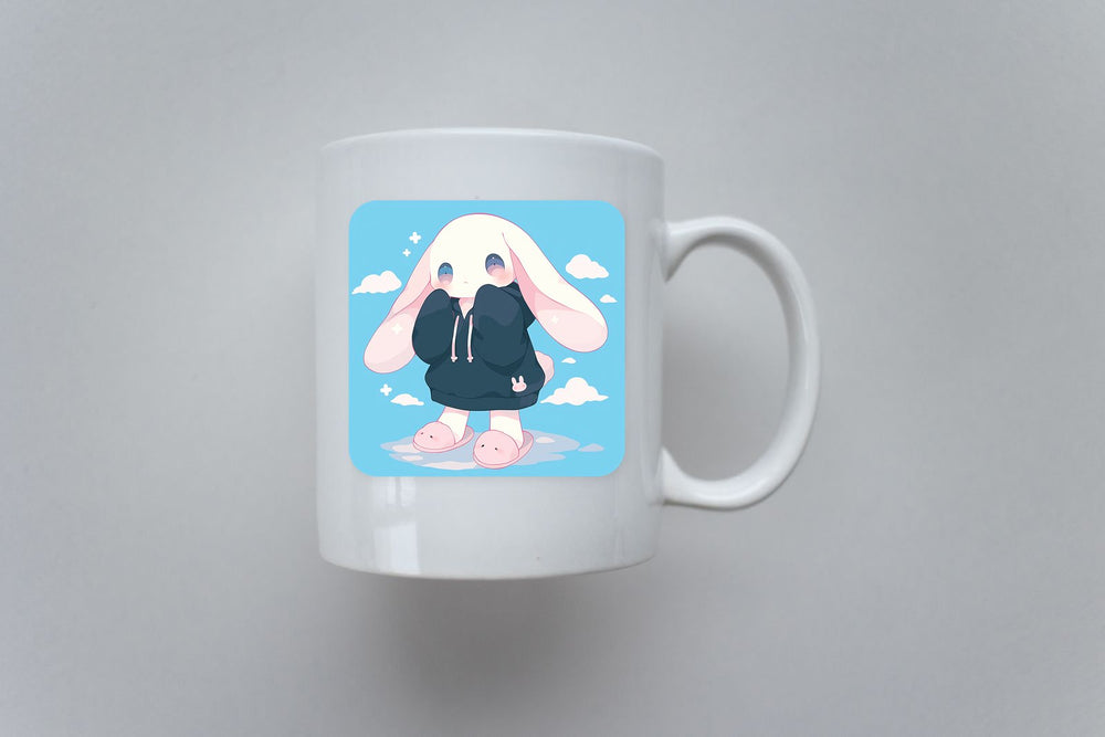 Cinnamoroll in Black Hoodie Kawaii Sticker