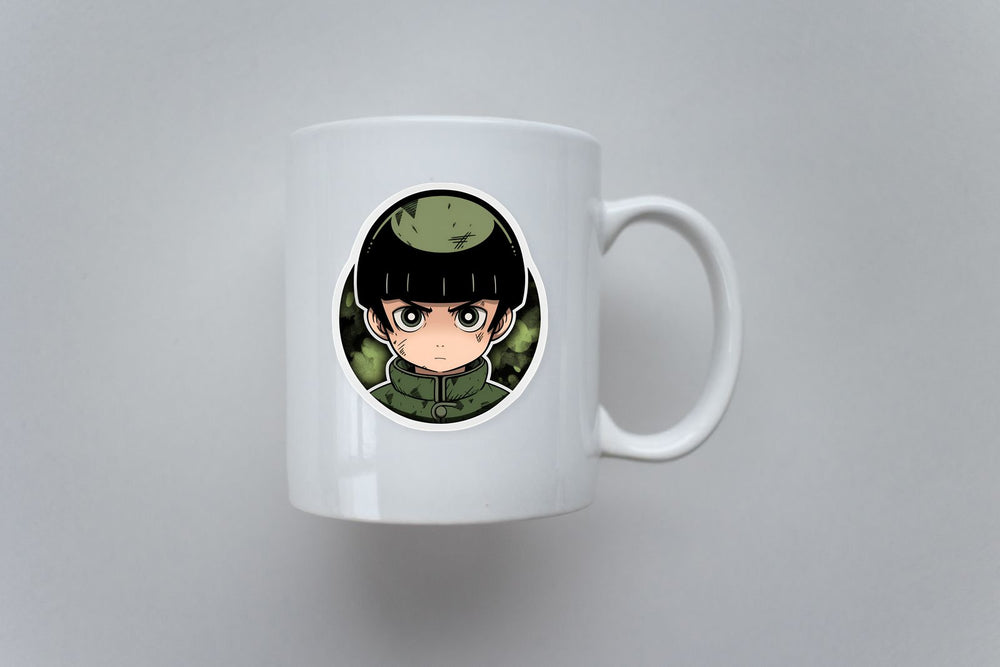 Naruto Rock Lee Round Sticker