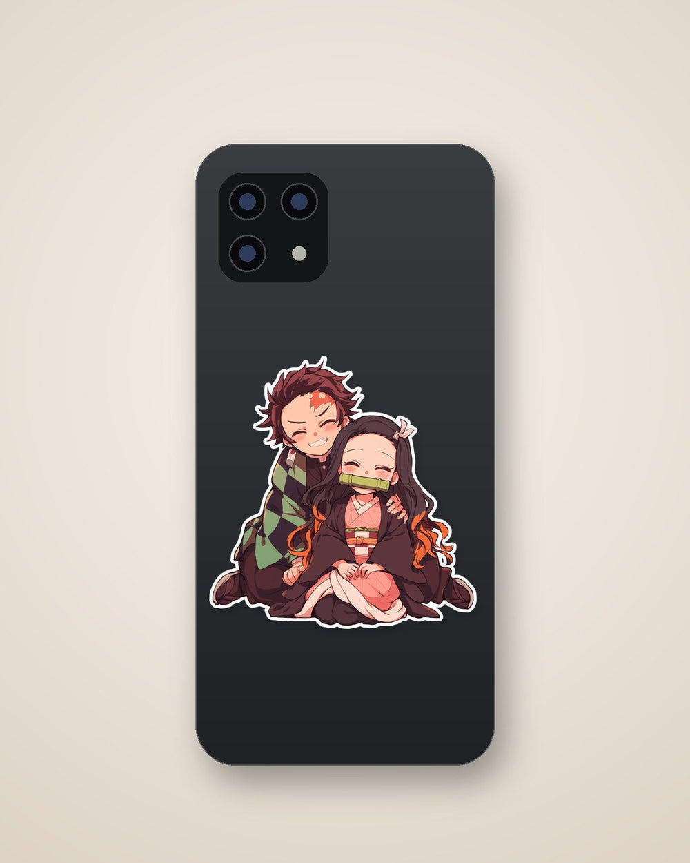 Tanjiro Nezuko Kawaii Demon Slayer Sticker