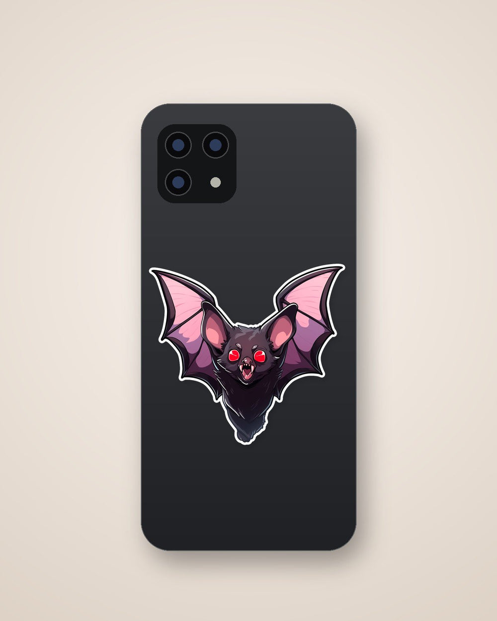 Scary Vampire Bat Sticker
