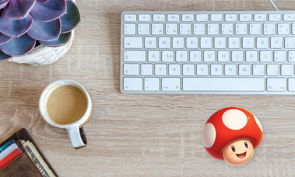 Super Mario Power-Up Mushroom Sticker