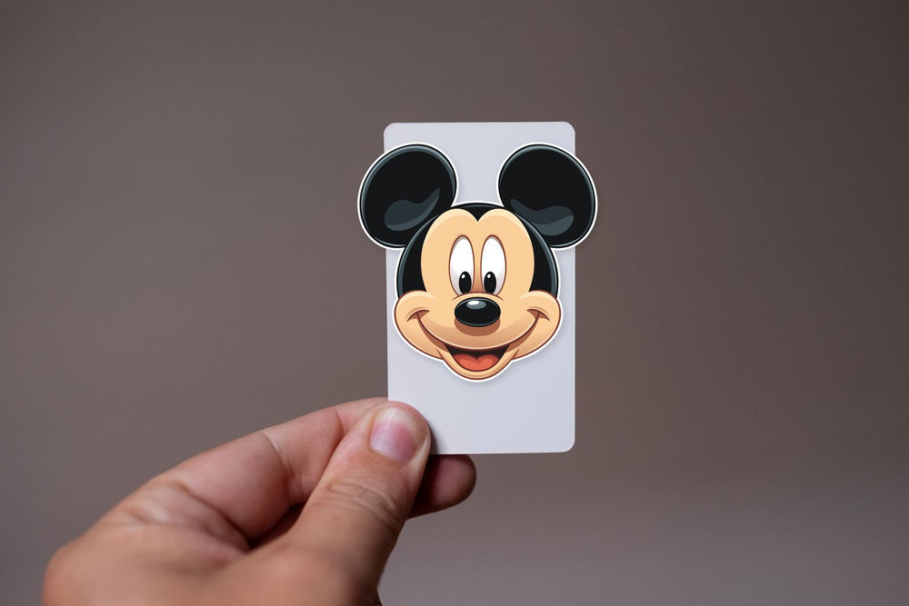 Mickey Mouse Head Clipart Sticker