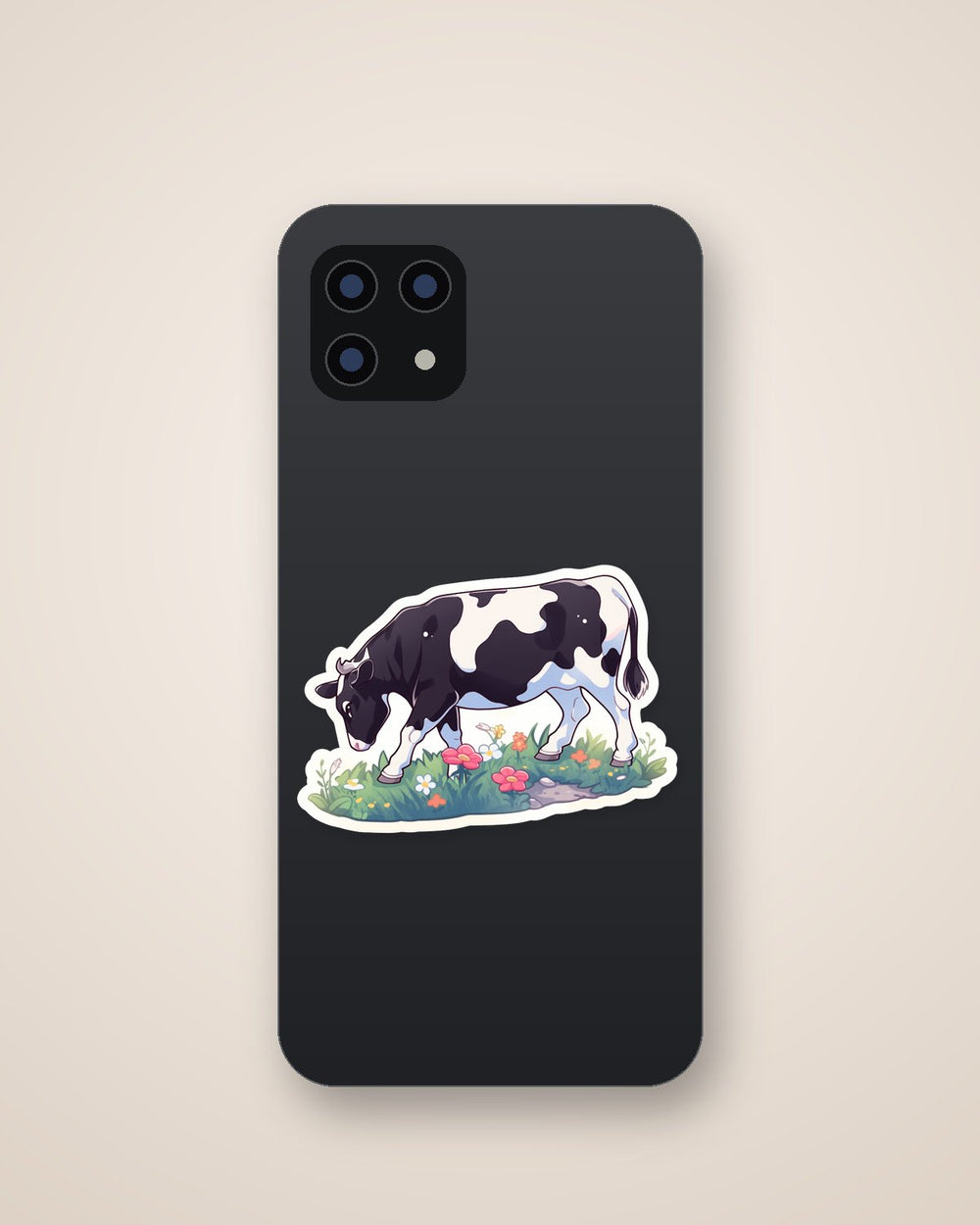 Cow in Pasture Sticker