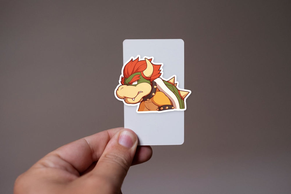 Chibi Bowser Super Mario Sticker