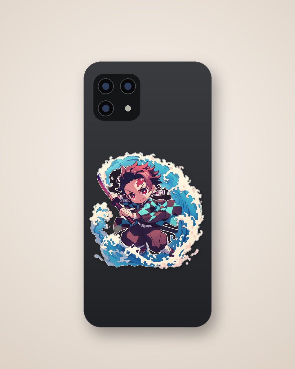 Kimetsu No Yaiba Tanjiro Focused Attack Sticker