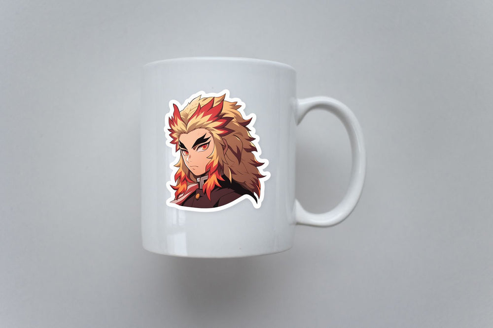 Serious Kyojuro Rengoku Sticker