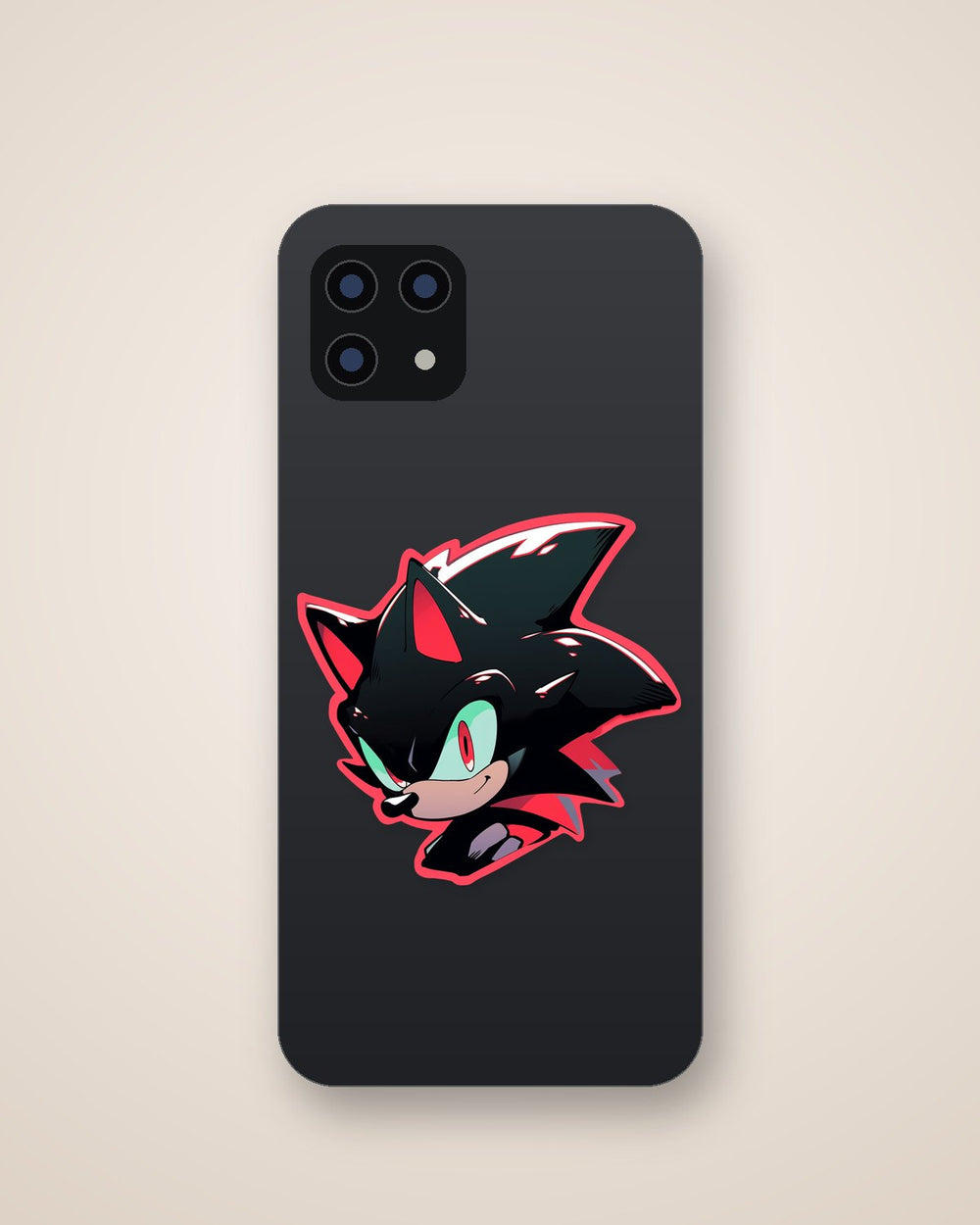 Shadow the Hedgehog Red Stroke Sticker