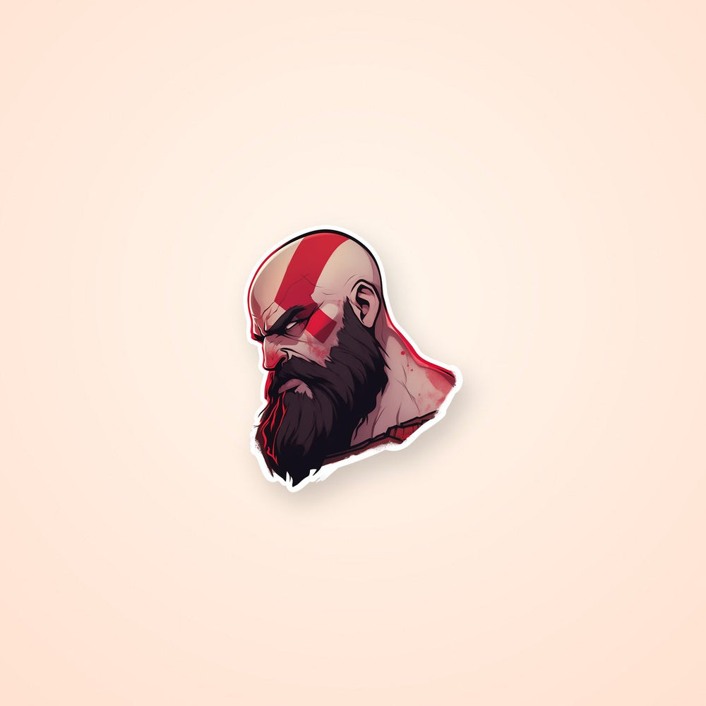 God of War Brutal Kratos Sticker
