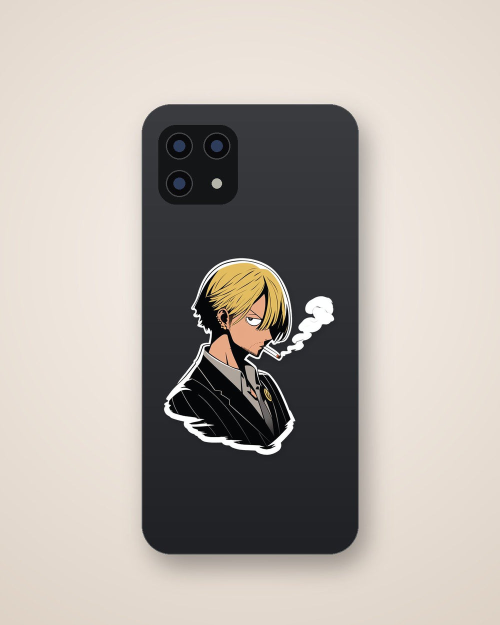 One Piece Smoking Sanji Anime Sticker