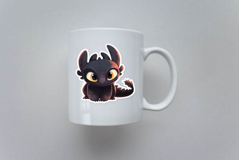 Chibi Toothless Baby Dragon Sticker
