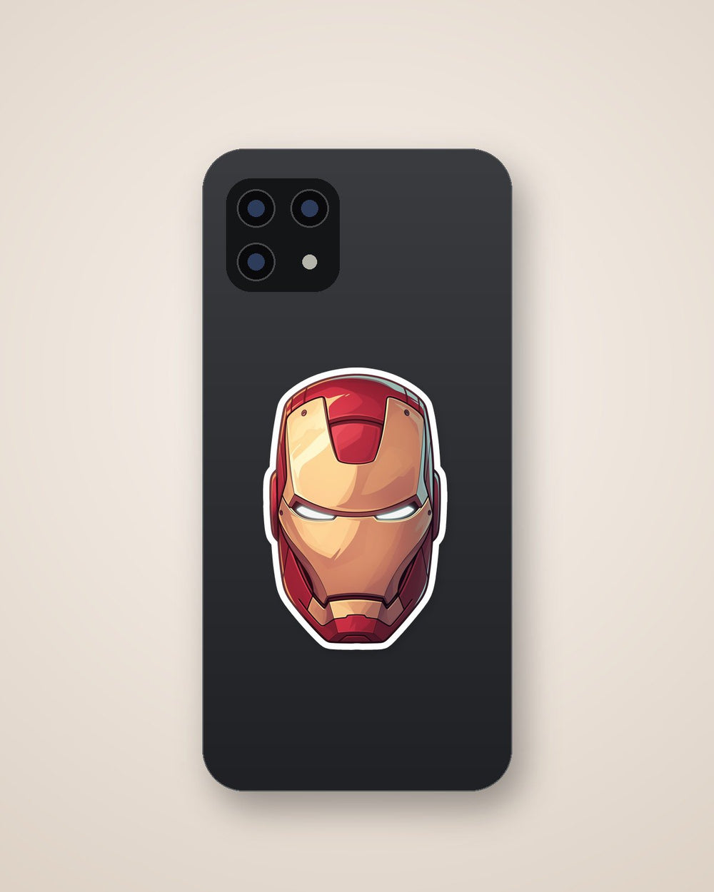 Iron Man Helmet Sticker