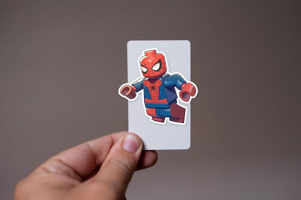 Lego Spider Man Figure Sticker