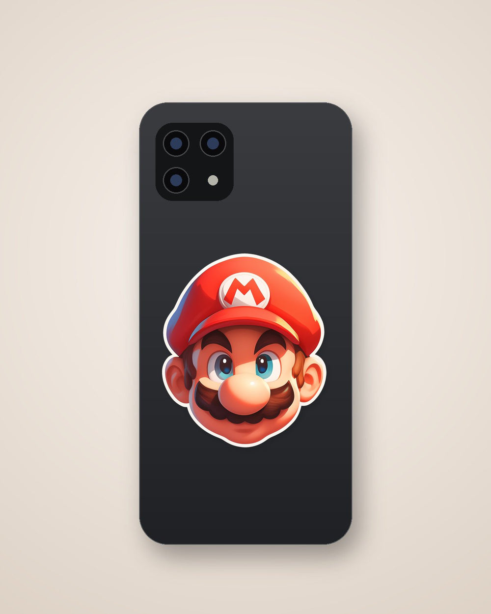 Mario Classic Head Sticker