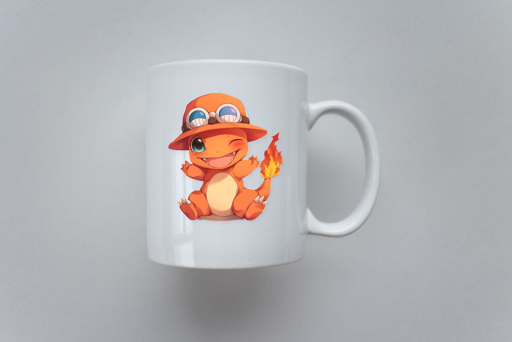 PokéMon Charmander Wink Hat Sticker