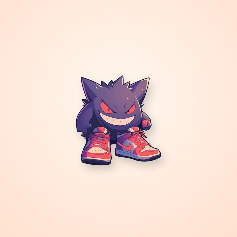 Gengar Nike Sneakerhead Sticker