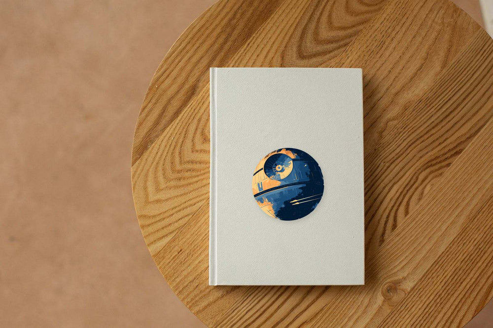 Death Star Retro Sticker