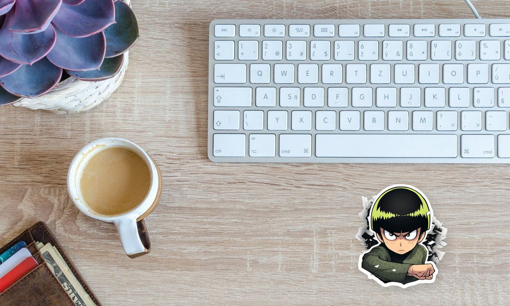 Naruto Angry Rock Lee Sticker