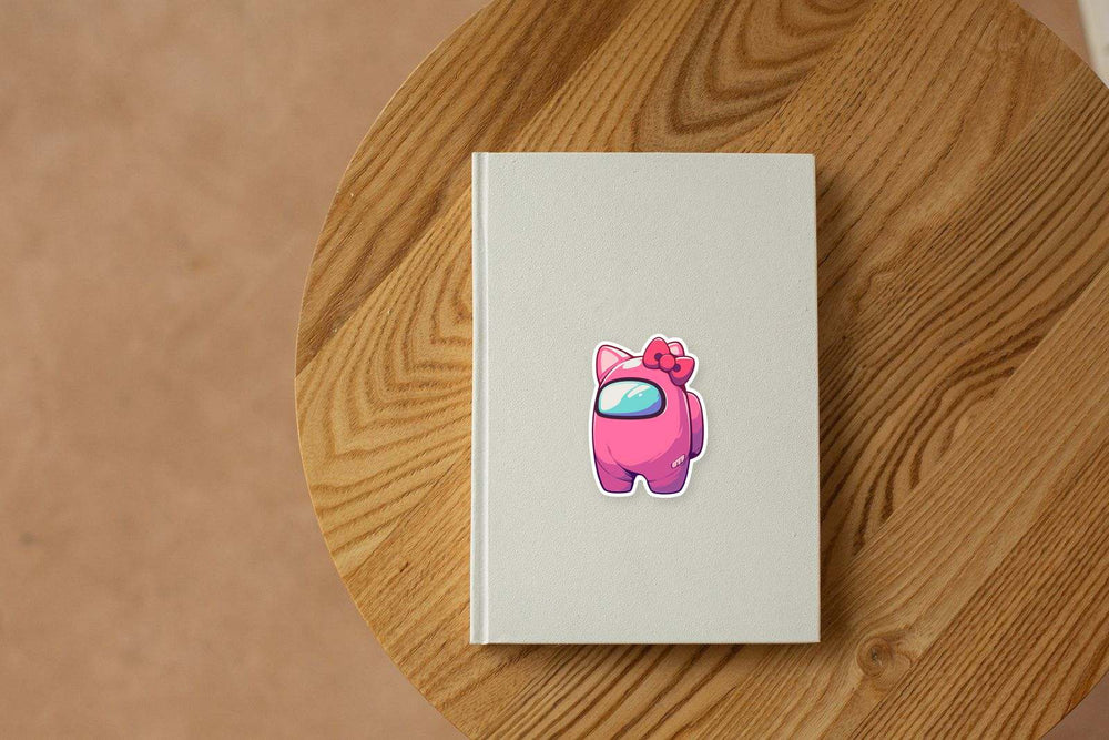 Hello Kitty Among Us Pink Sticker