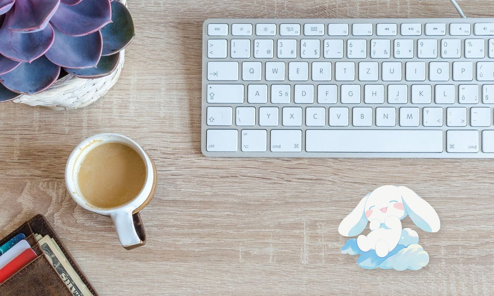 Cute Cinnamoroll on Cloud Sanrio Sticker