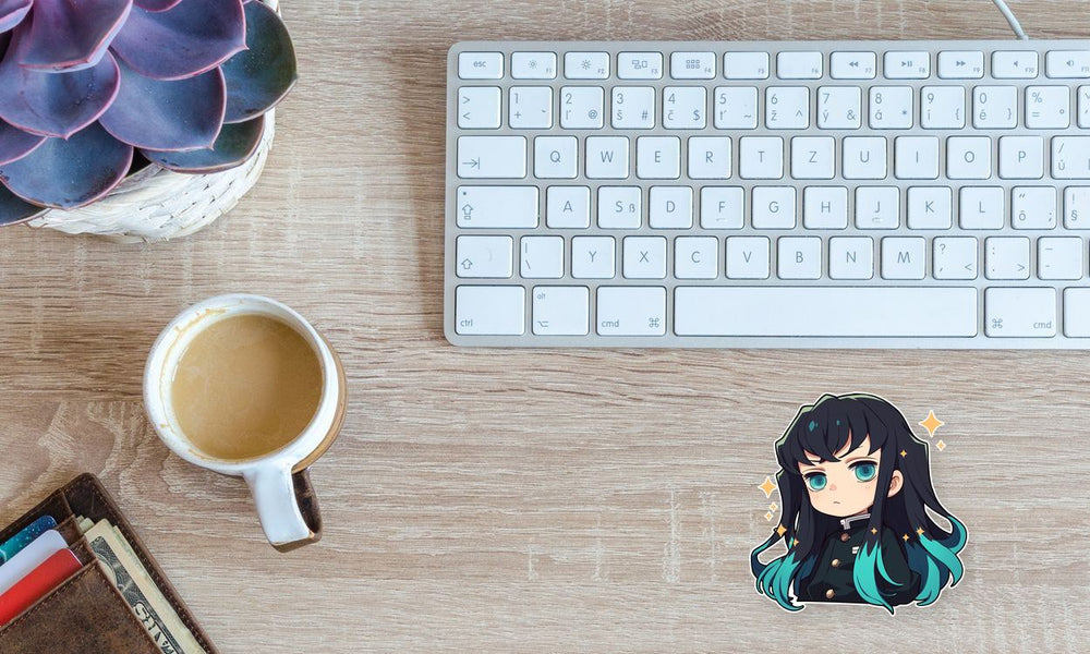 Muichiro Tokito Kawaii Demon Slayer Sticker