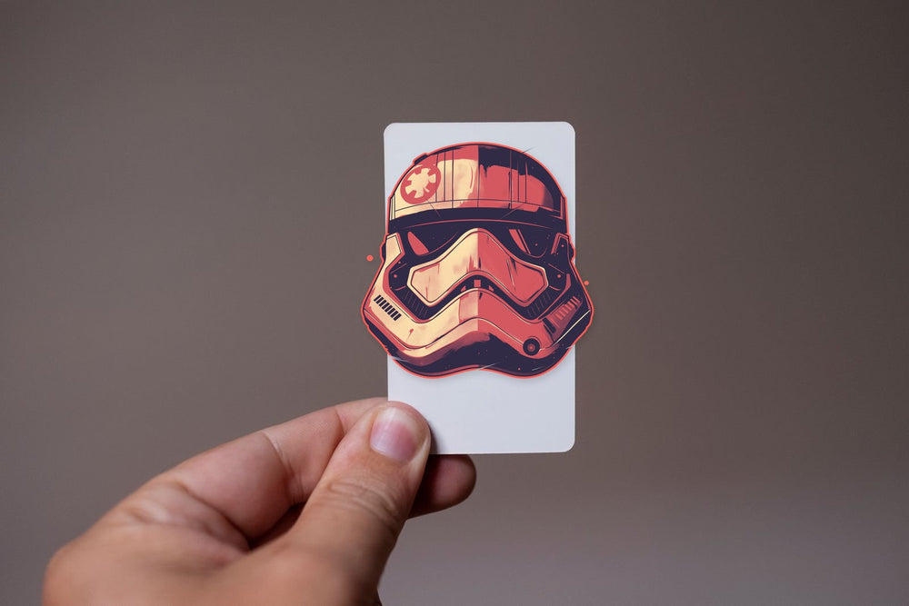 Vintage Stormtrooper Helmet Star Wars Sticker