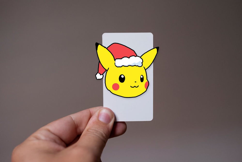 Pikachu Santa Hat Sticker