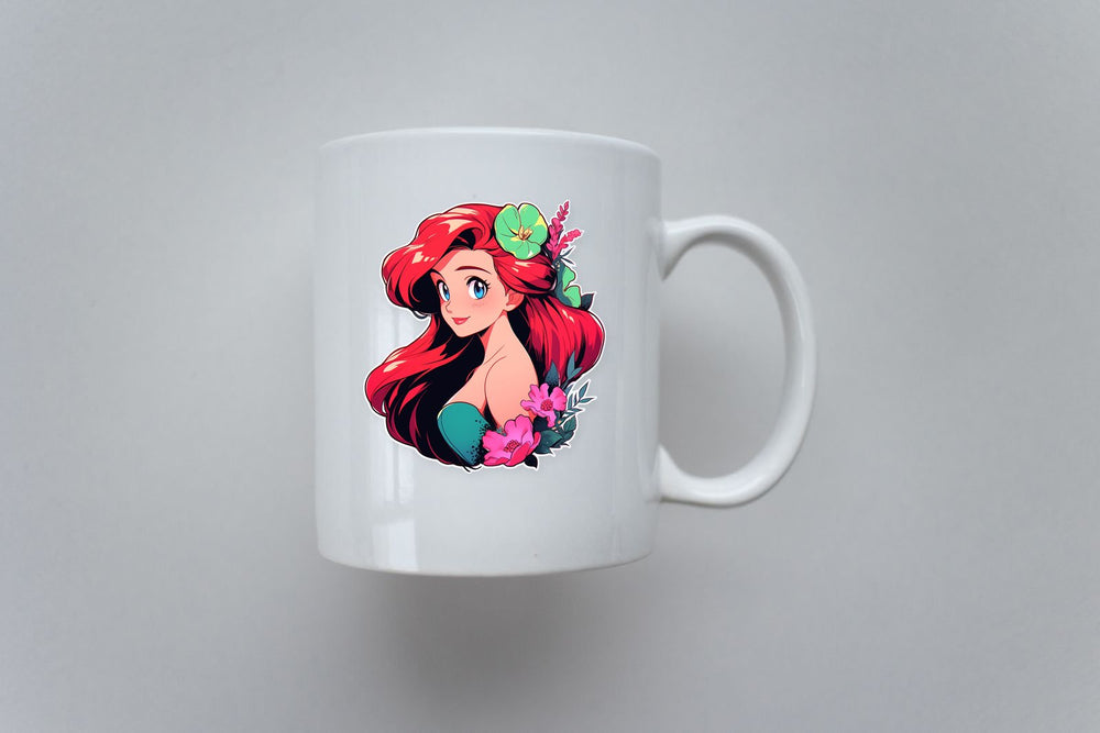 Disney Ariel with Flowers Sticker