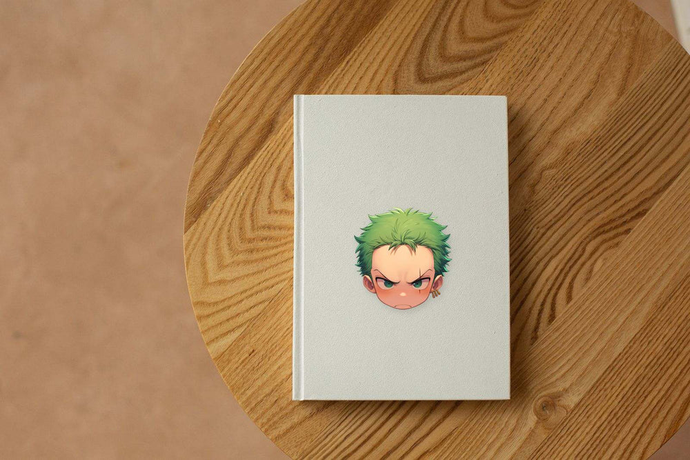 Zoro Angry Face Chibi Sticker