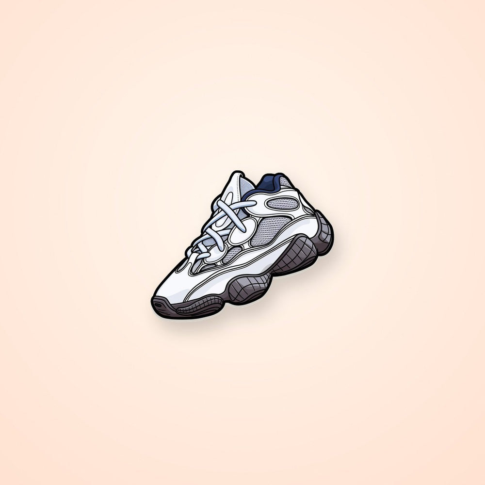 White Adidas Yeezy 500 Sticker