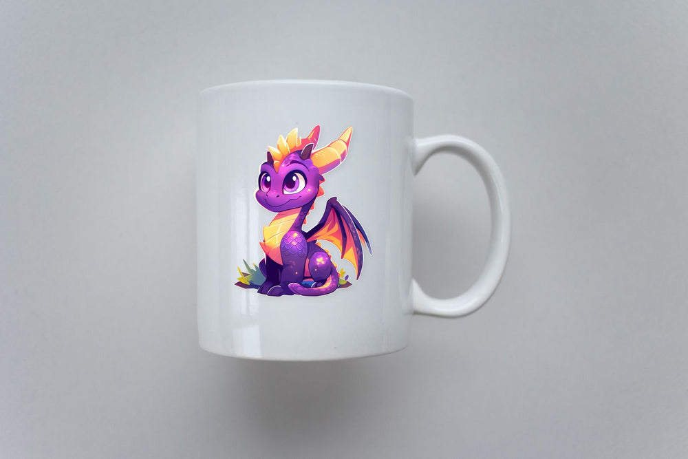 Cute Sitting Spyro Sticker